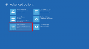 Windows10に高度なスタートアップオプションのコンテキストメニューを追加する