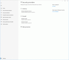 Windows 10：Windowsセキュリティでセキュリティプロバイダーを表示する