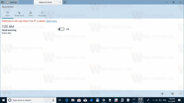 Відкрийте додаток у новій вкладці з наборами в Windows 10