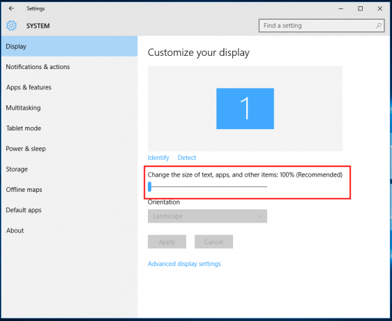 Åtgärda suddiga teckensnitt i Windows 10