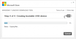 Slapta paslėpta „Windows 7“ USB DVD įrankio parinktis, neleidžianti suformatuoti USB disko