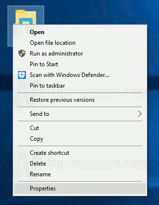 Propriétés du raccourci du mode avion de Windows 10