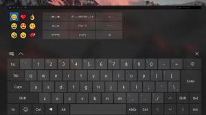 Windows 10 mottar Emoji-forbedringer, Touch Keyboard Emoji-område