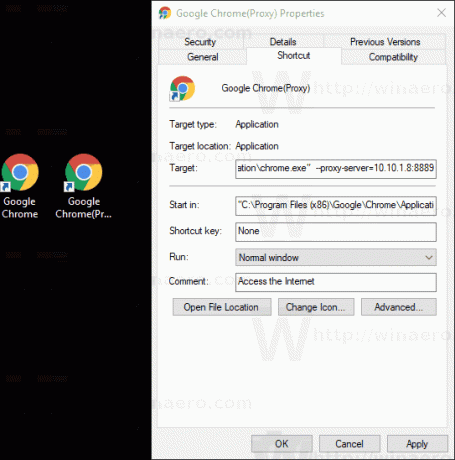 Zastąp systemowe ustawienia proxy w Google Chrome