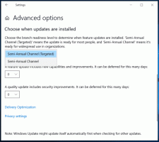 Windows10でのビジネス変更のためのWindowsUpdate