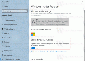 Спрете да получавате компилации за предварителен преглед след основната версия на Windows 10