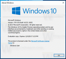 ל-Windows 10 Build 16288 אין סימן מים לשולחן העבודה