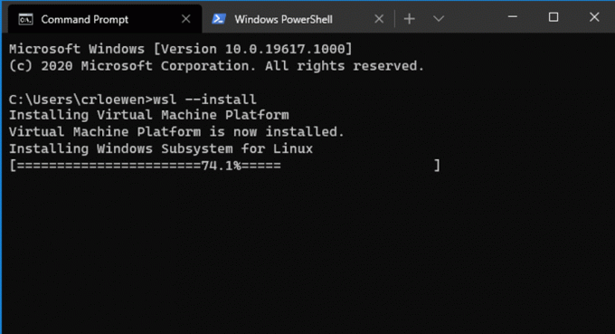 WSL installimine