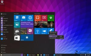 A Windows 10 build 10114 továbbfejlesztett Start menüvel rendelkezik