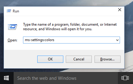 Windows 10ms-設定が実行されます