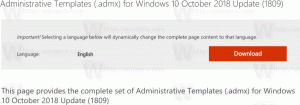 Administrativa mallar för Windows 10 version 1809