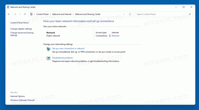 Windows 11 Klassieke netwerkeigenschappen