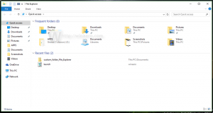 Ändern Sie die Standardaktion, wenn Sie mit der Eingabe im Windows 10 Datei-Explorer beginnen