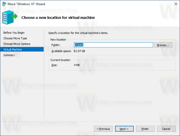 Windows 10 Hyper V Manager Verschieben von VM 4