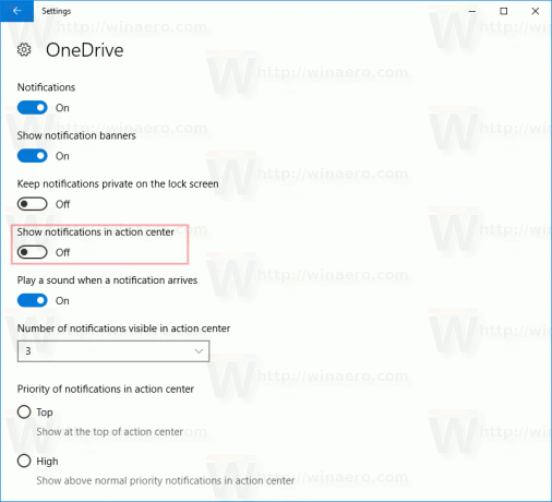 Windows 10 Desactiva las notificaciones del Centro de actividades por aplicación