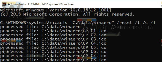 Windows10のNTFSアクセス許可のリセット1