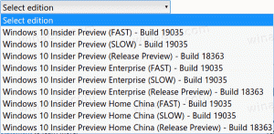 Windows 10 빌드 19035(20H1)용 공식 ISO 이미지