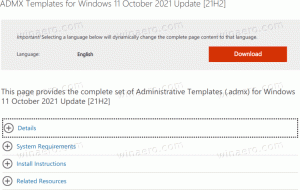 Windows 11 Administrative Vorlagen Gruppenrichtlinie XLSX-Tabelle