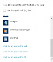 OpenWith Enhanced kullanarak Windows 8.1 ve Windows 8'de klasik Birlikte Aç iletişim kutusunu edinin