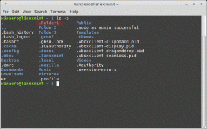 So verstecken Sie Dateien und Ordner in Linux Mint