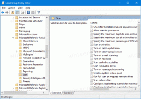 Skift Windows Defender Max CPU-brug til scanning