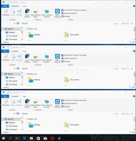 Windows 10 Rodyti langą sukrauti 
