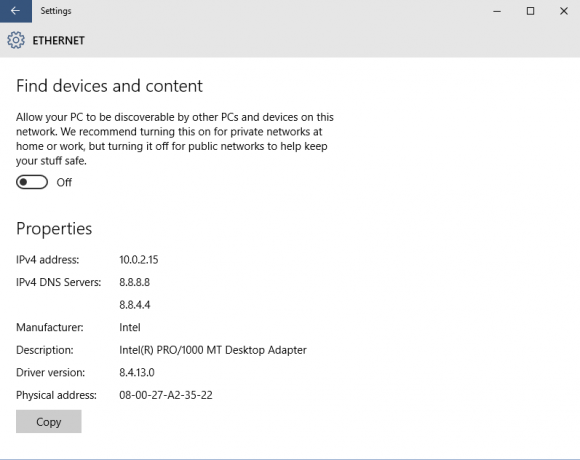 Windows 10 αλλαγή τύπου δικτύου private public