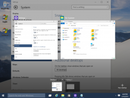 Prikaži samo trenutna okna namizja z Alt+Tab v sistemu Windows 10