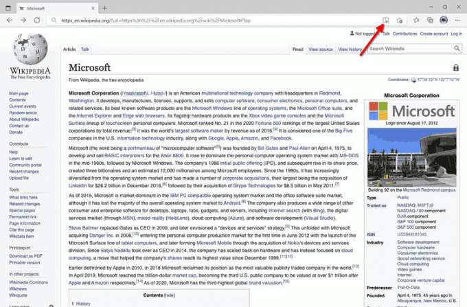 Režim Edge Reader Wikipedia 1