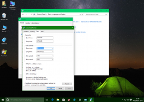 Tilpas proceslinjens dato- og tidsformater i Windows 10