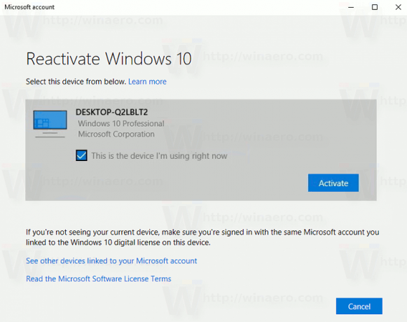 Windows 10 사용자 인터페이스 재활성화