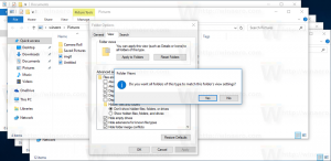 Změnit šablonu zobrazení složky pro všechny složky ve Windows 10