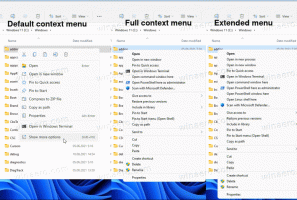 Windows 11 Otvorite prošireni kontekstni izbornik u File Exploreru