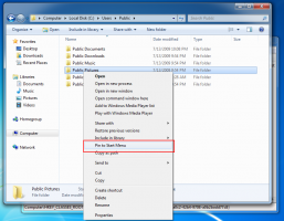 Windows 7에서 폴더에 대한 시작 메뉴에 고정 명령을 추가하는 방법