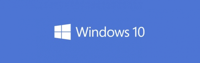 Windows10ロゴバナーブルー