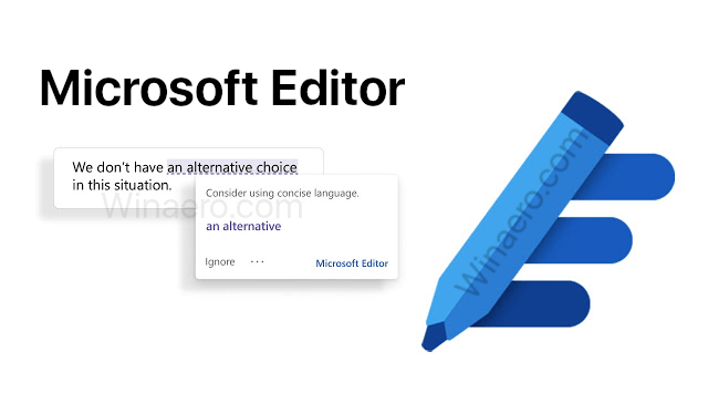 Microsoft Editorin banneri