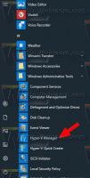 Windows 10에서 Hyper-V 가상 하드 디스크 폴더 변경