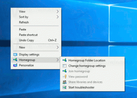 Tilføj HomeGroup Context Menu i Windows 10