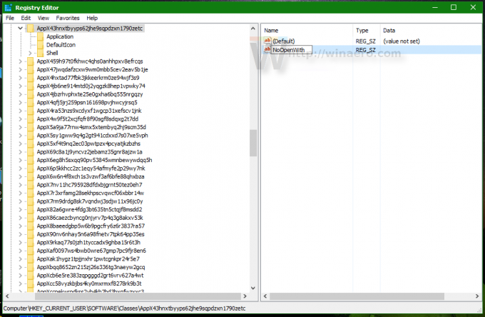 Windows 10 apturēšanas failu asociācijas tiek atiestatītas nopoenwith