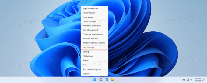 Odprite upravitelja opravil v sistemu Windows 11
