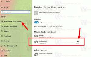 Verificați nivelul bateriei dispozitivului Bluetooth în Windows 10
