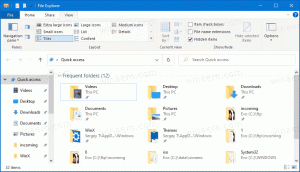 Kompaktrežiimi lubamine või keelamine Windows 10 File Exploreris