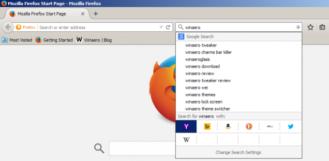 Firefox 변경 검색 엔진 단축키 02