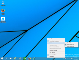 Abilita casella di ricerca segreta nascosta in Windows 10 build 9879