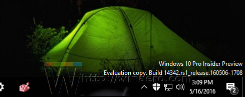 Pictograma tavă de protecție Windows 10 activată