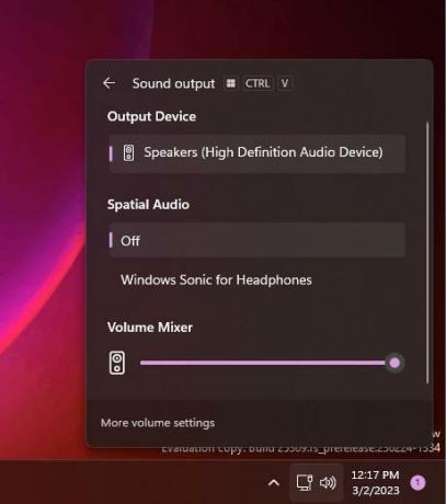 Build 25309 Uusi Volume Mixer