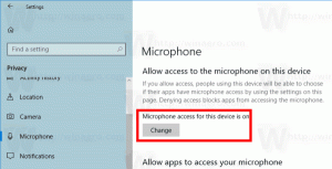 Atspējojiet lietotņu piekļuvi mikrofonam operētājsistēmā Windows 10