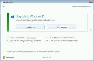Windows10アップグレードオファーにキャンセルオプションがなくなりました