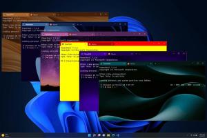 „Windows“ terminalas 1.16 prideda temų, naujų spalvų ir teksto atvaizdavimo variklio