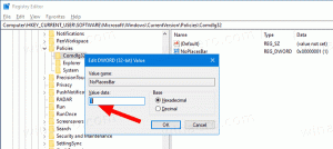 Disabilita la barra dei luoghi nella finestra di dialogo File in Windows 10
